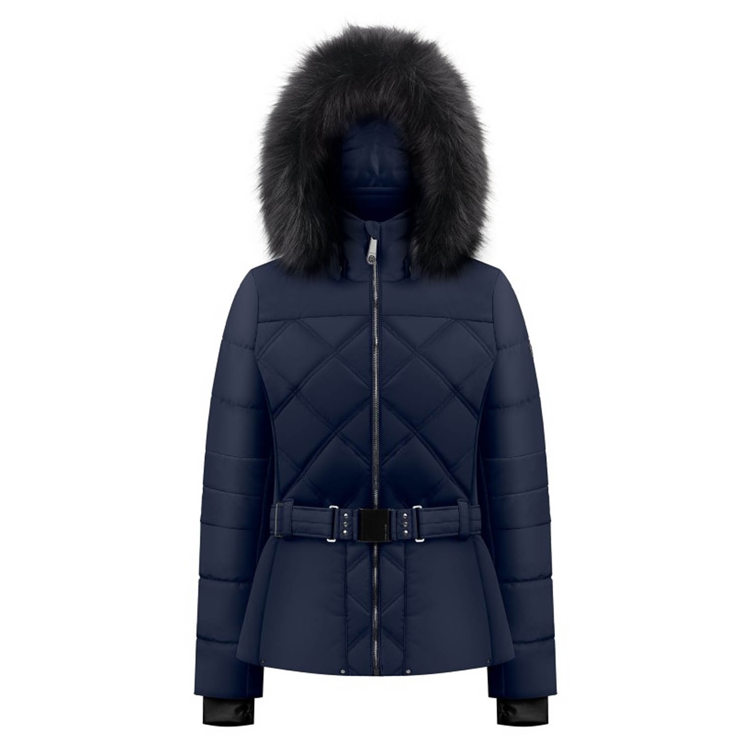 Poivre Blanc Stretch Ski Jacket with Faux Fur (Women's)