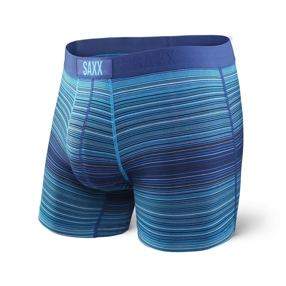 Saxx Vibe Boxer Modern Fit Blue Binding Stripe - Snowtrax