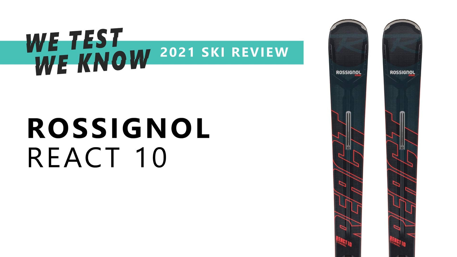 ROSSIGNOL REACT 10 SKIS - Snowtrax