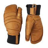 Leather Fall 3-Finger Gloves - Snowtrax