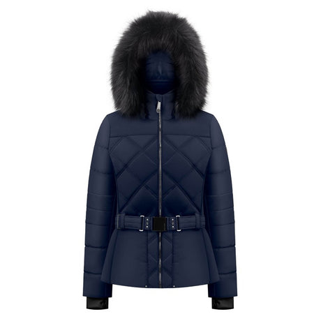 Quilted Faux Fur Ski Jacket - Snowtrax