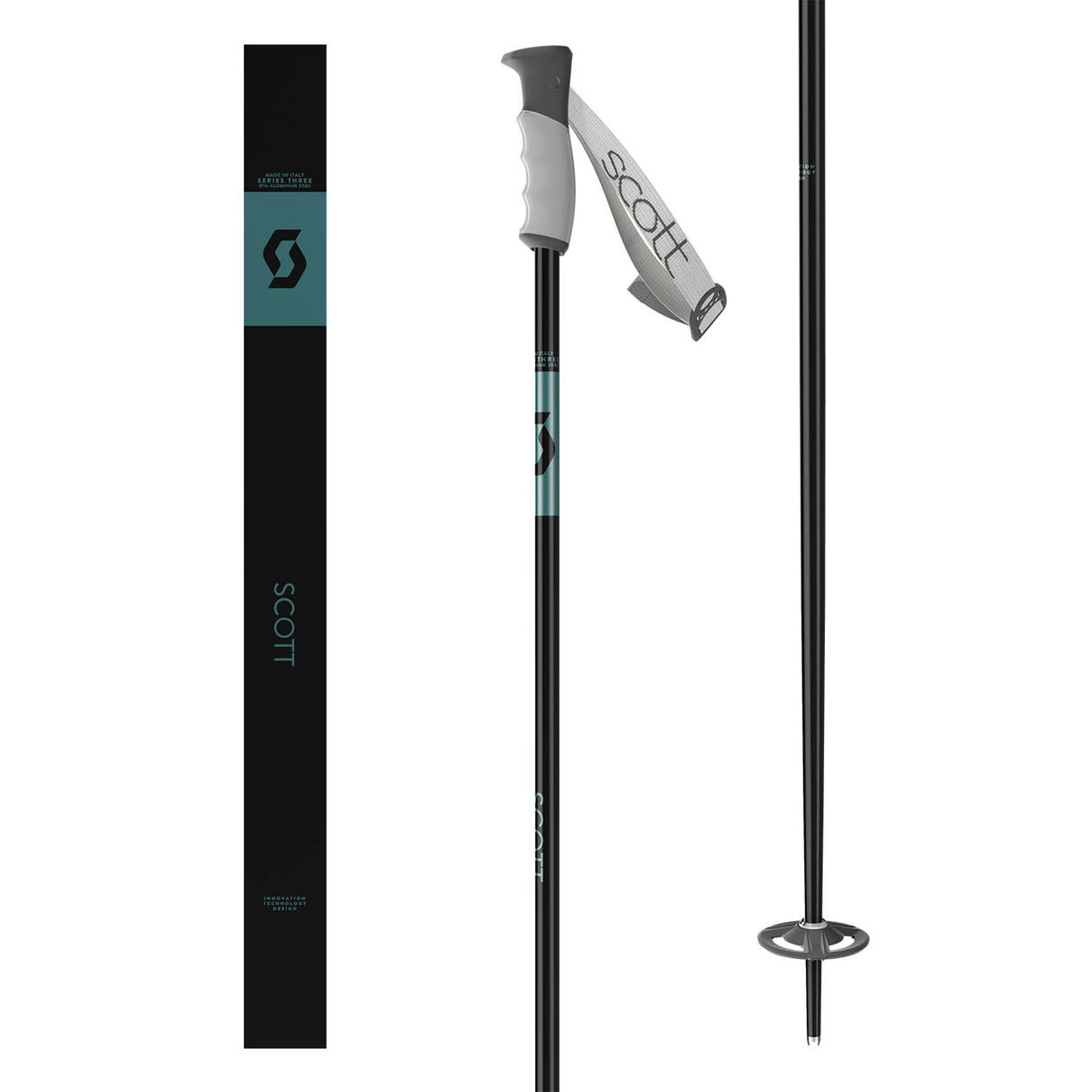 Kira Ski Poles Black Pearl - Snowtrax