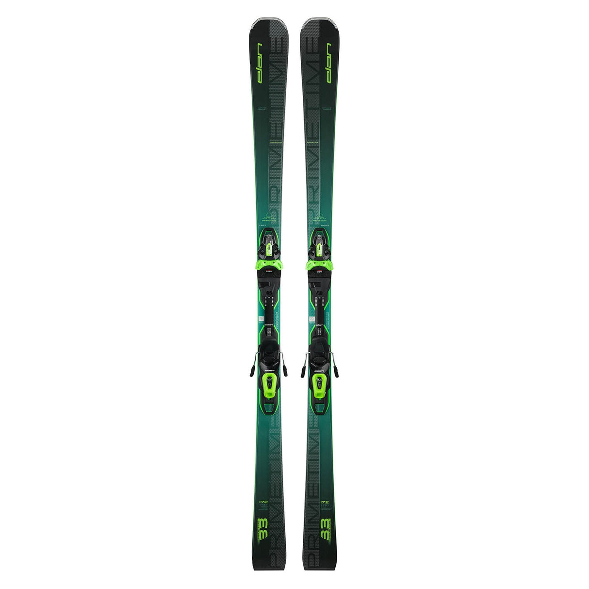 Primetime 33 FusionX Skis & EM11 FusionX Bindings 2024 - Snowtrax